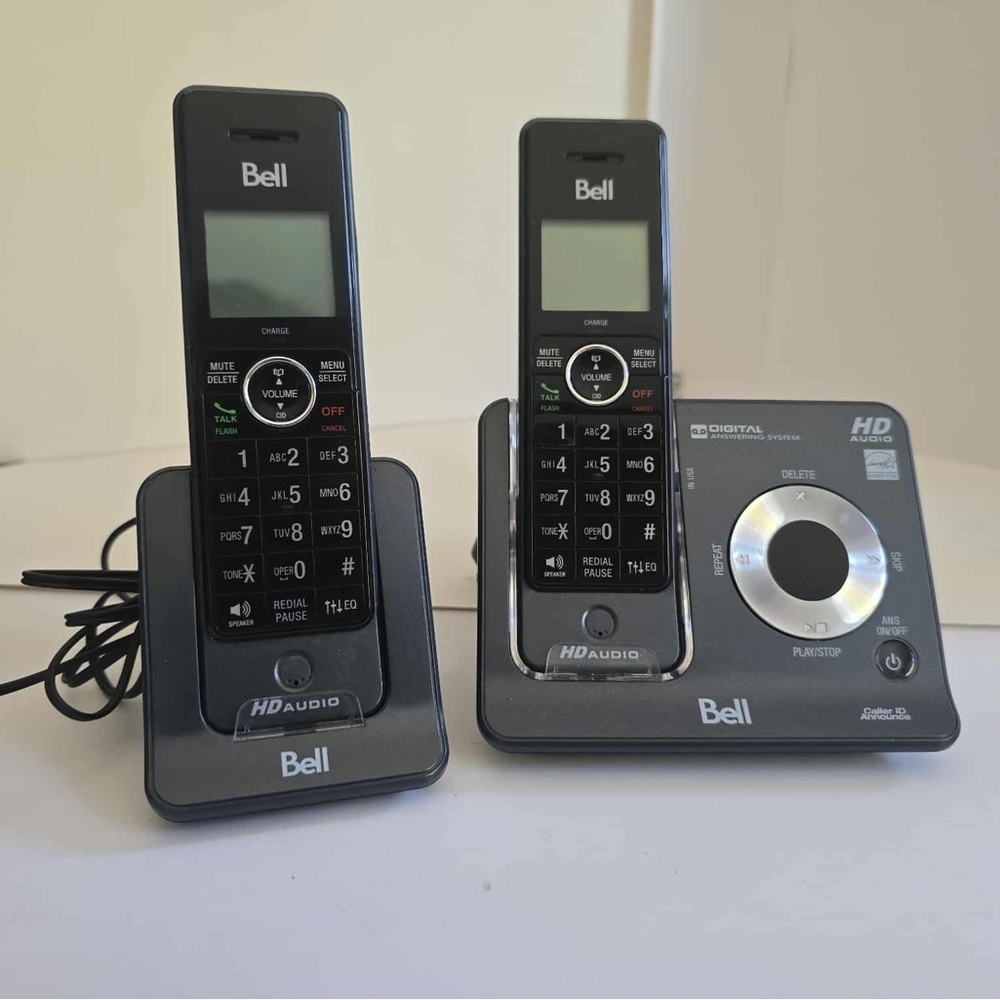 Bell DECT 6.0 Cordless Phone Landline/Handsets, Digital Answering System
